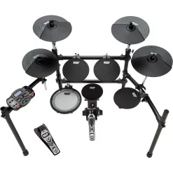 Deals ⌛ KAT Percussion KT-200 5-Piece Electronic Drum Set Black ✔️