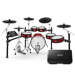 Hot Sale ⌛ Alesis Strike Pro SE Electronic Drum Set And Alesis Strike 12 Drum Set Monitor 🎁