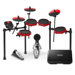 Hot Sale 😉 Alesis Alesis Nitro Mesh Special Edition Electronic Drum Kit With Mesh Pads And Strike 8 Drum Set Monitor ⌛